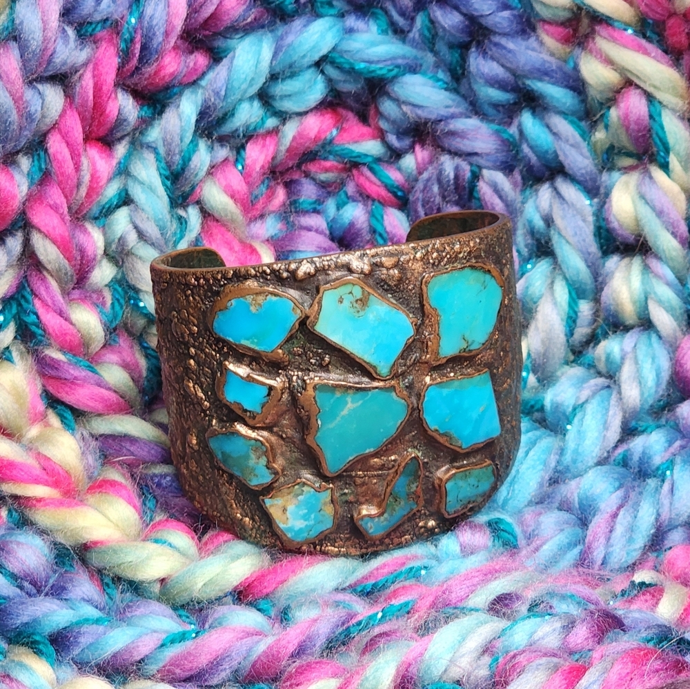 Bell Trading Company Turquoise and Copper Cuff Bracelet